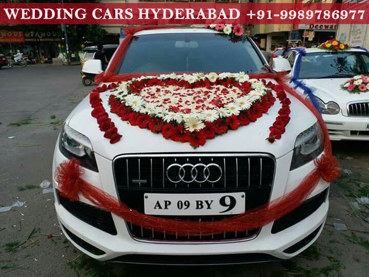 Wedding Car Hyderabad - Make a Advance Booking Call Us: +91-97005-69889  Luxury wedding cars in Hyderabad, Telangana India